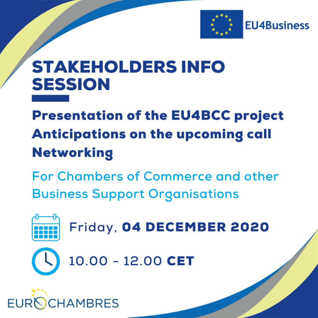 EU4BCC Info Session for Stakeholders