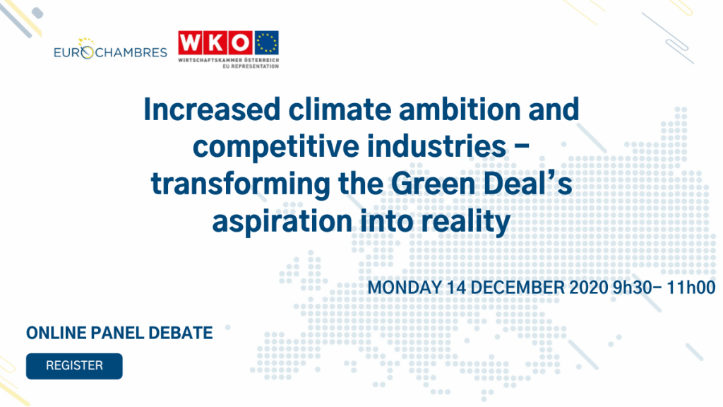 Increased climate ambition and competitive industries – transforming the Green Deal’s aspiration into reality