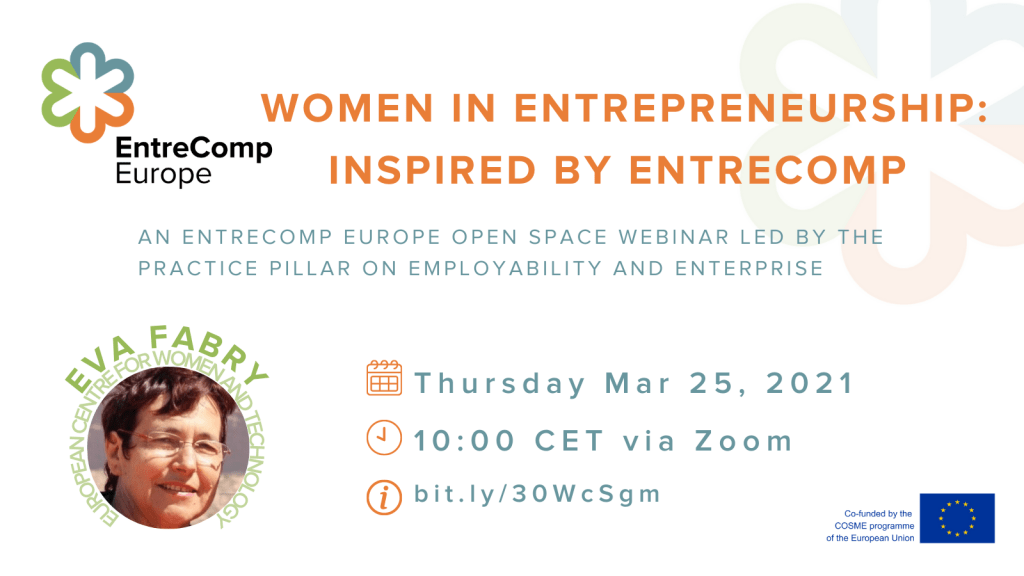 EntreComp Europe Webinar: Women in Entrepreneurship