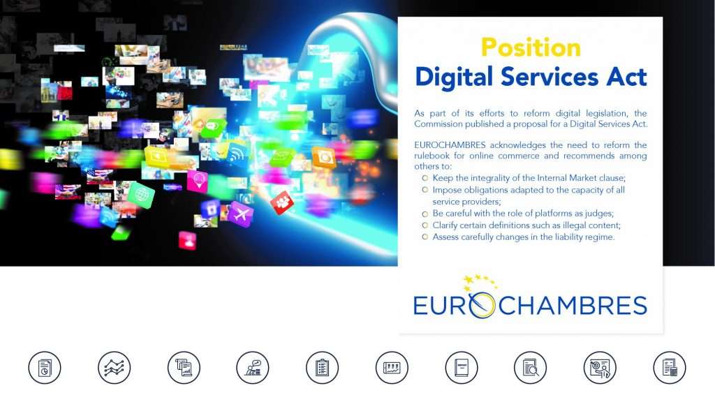 Eurochambres reaction to the Commission’s proposal for a regulation on a Single Market for Digital Services Act