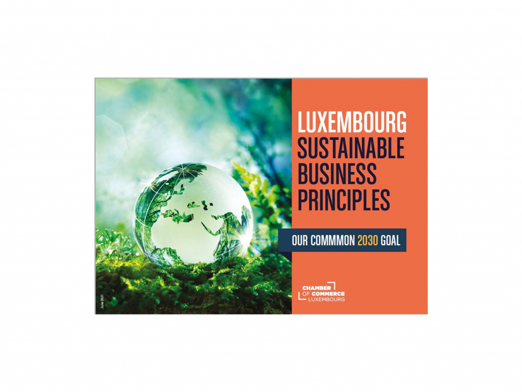 Luxembourg Sustainable Business Principles: Our Common 2030 Goal, together towards a sustainable future