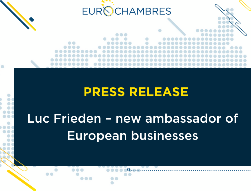 Luc Frieden – new ambassador of European businesses