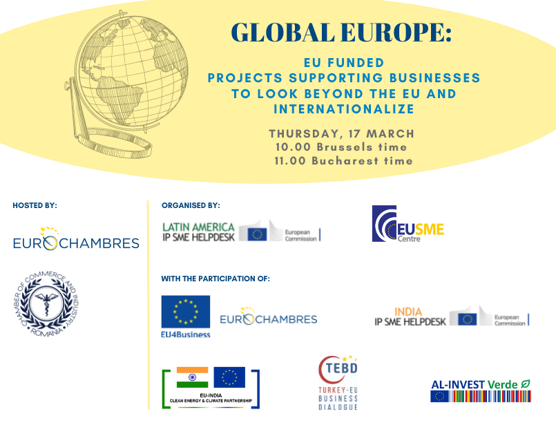 Global Europe webinar Romania: EU-funded projects that help companies look beyond the EU and go international