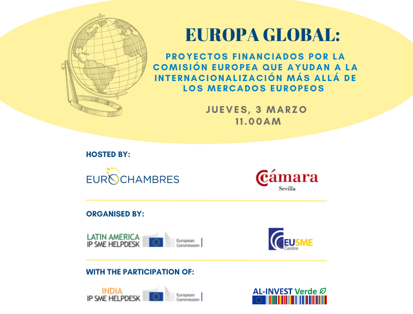 Webinar Europa Global Sevilla: proyectos financiados por la Comisión Europea que ayudan a la internacionalización más allá de los mercados europeos
