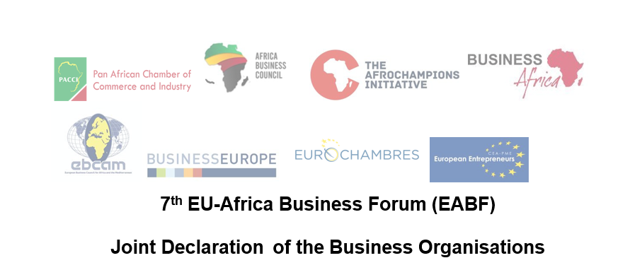 7th EU-Africa Business Forum (EABF) Joint Declaration of the Business Organisations