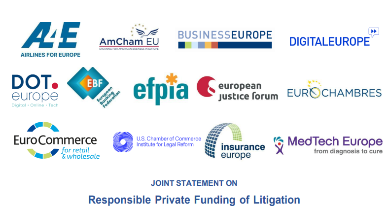 Joint business statement on Responsible Private Funding of Litigation