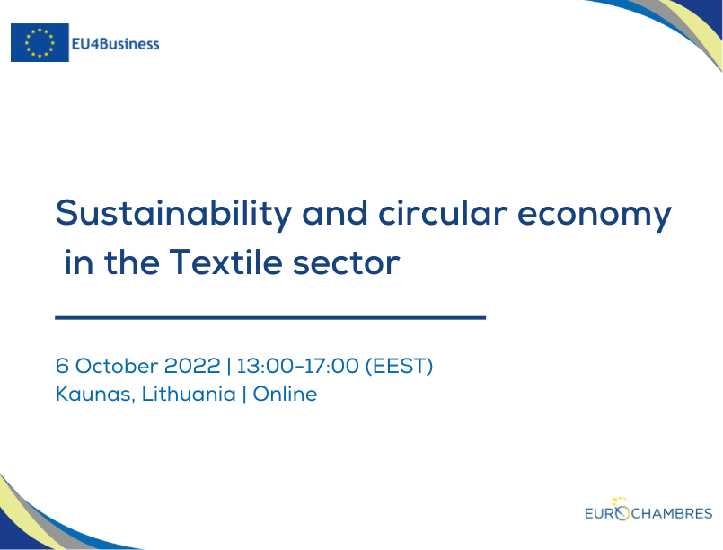 Sustainability and Circular Economy in Textile Sector - Eurochambres