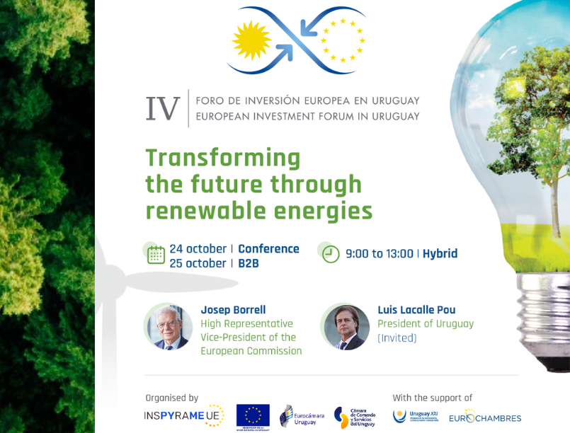 IV European Investment Forum in Uruguay: transforming the future through renewable energies