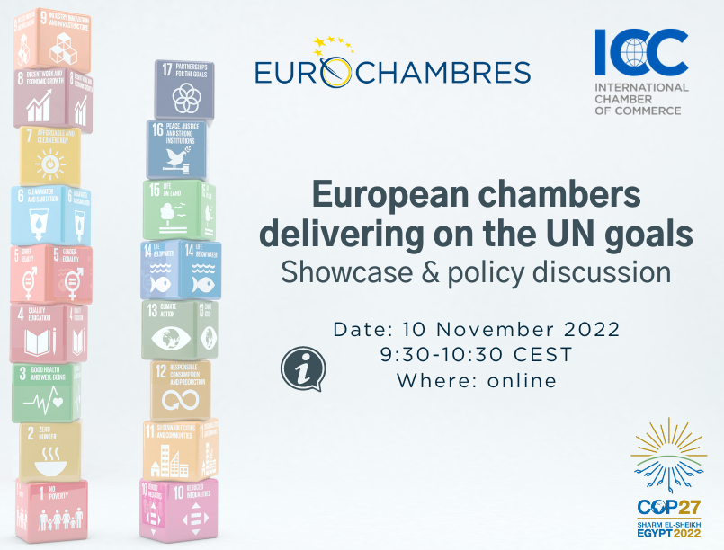European chambers delivering on the UN goals: showcase & policy discussion