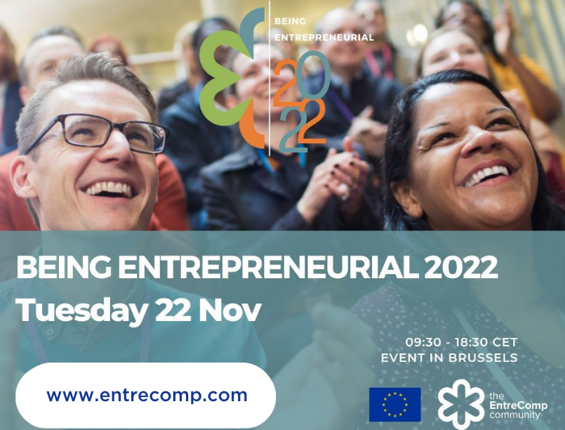 EntreComp – Being Entrepreneurial 2022: a celebration of entrepreneurial learning across Europe