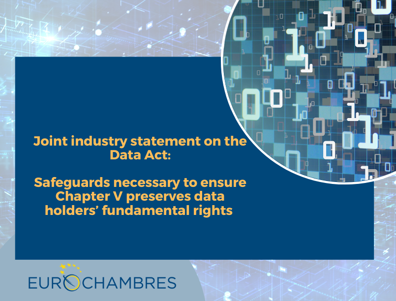Joint industry statement on the Data Act:  Safeguards necessary to ensure Chapter V preserves data holders’ fundamental rights