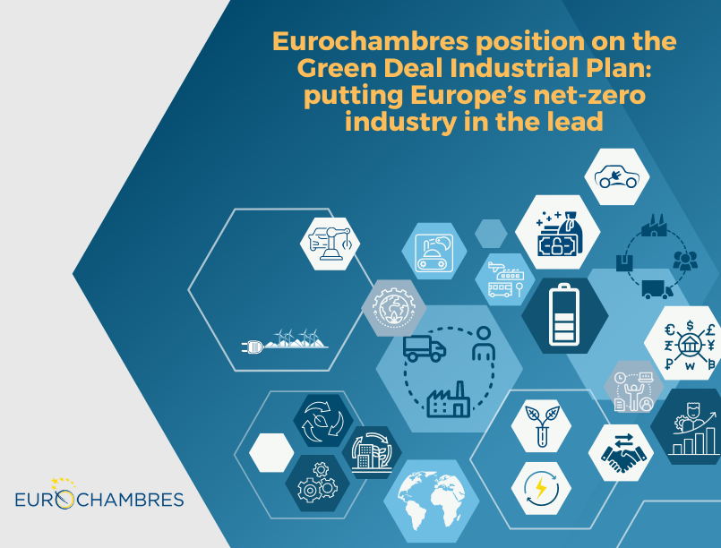 Eurochambres position on the Green Deal Industrial Plan: putting Europe’s net-zero industry in the lead