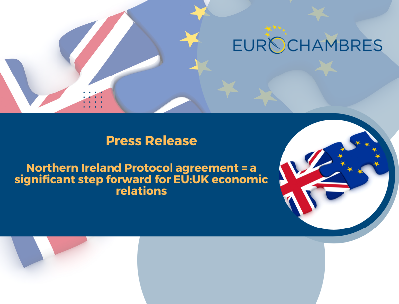 Northern Ireland Protocol agreement = a significant step forward for EU:UK economic relations