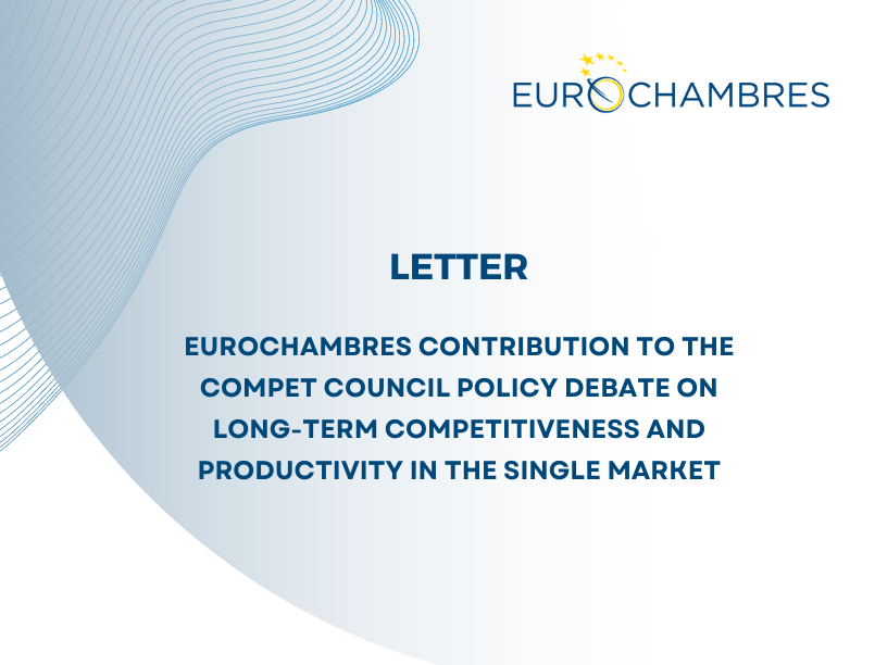 Eurochambres contribution to the COMPET Council policy debate on long-term competitiveness and productivity in the single market