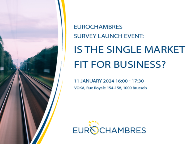 Eurochambres survey launch event:  Is the single market fit for business?