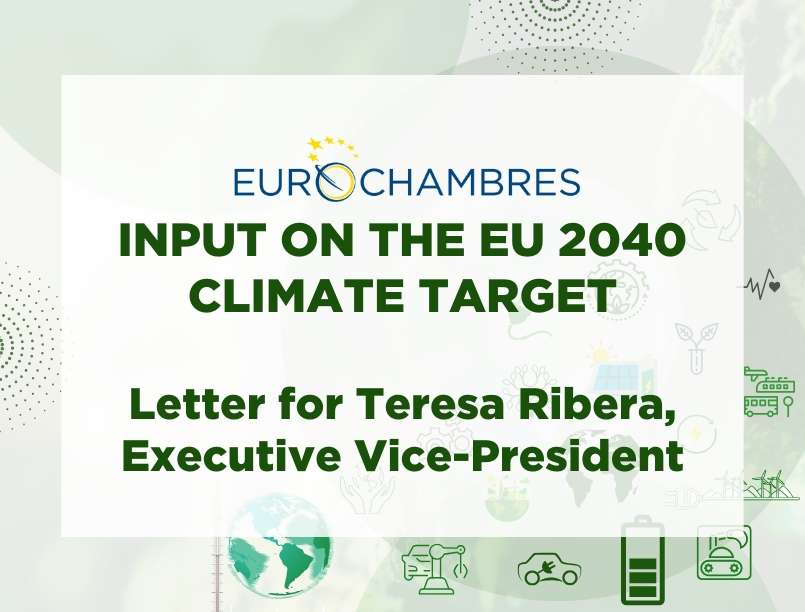 Letter to Executive Vice-President Teresa Ribera on the EU 2040 climate target