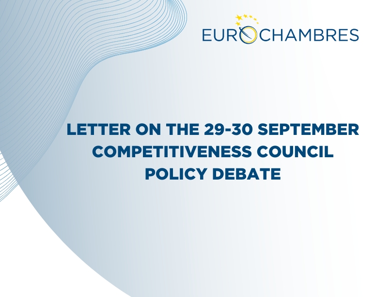 Eurochambres input for the 29-30 September COMPET Council