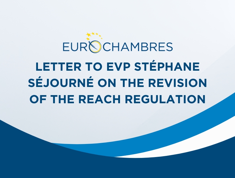 Letter letter on the targeted revision of the REACH Regulation to EVP, Stéphane Séjourné