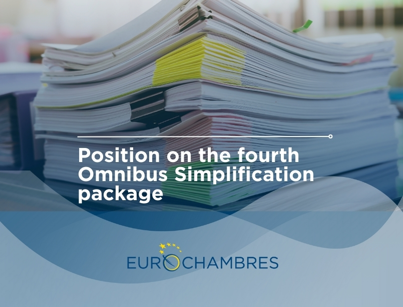 Eurochambres position on the fourth Omnibus Simplification package