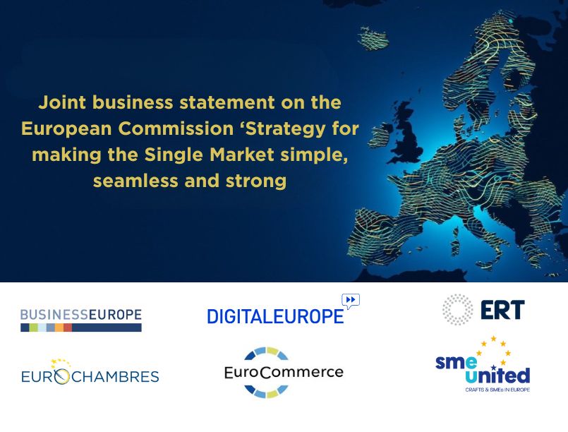 Joint business statement on the European Commission's 