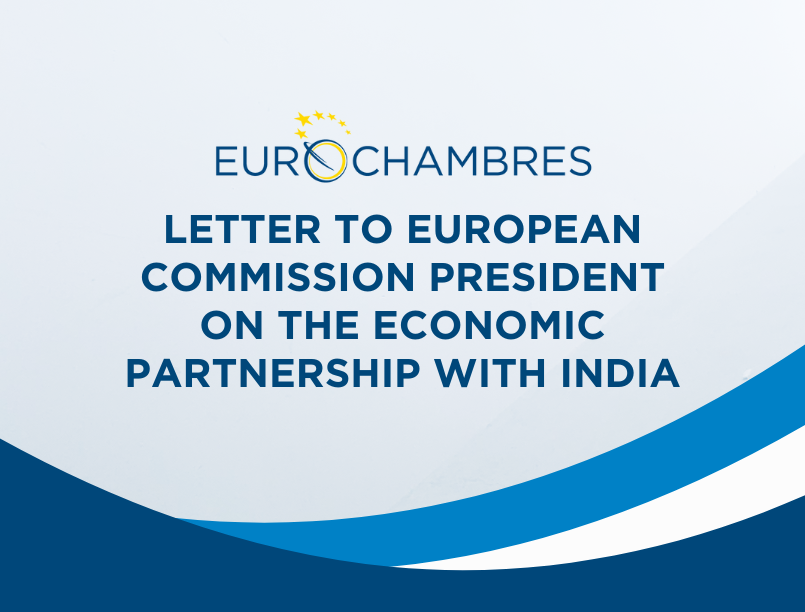 Letter to European Commission President on the Economic partnership with India