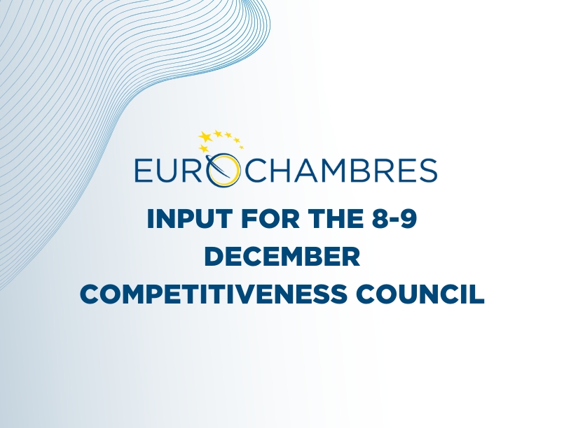 Eurochambres input for the 8-9 December Competitiveness Council