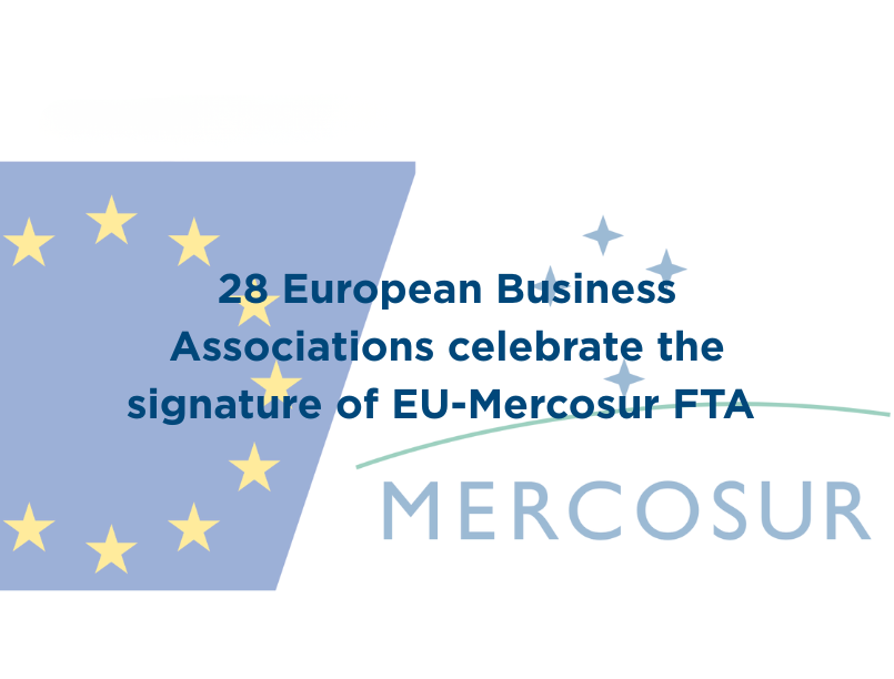 28 European Business Associations celebrate the signature of EU-Mercosur FTA